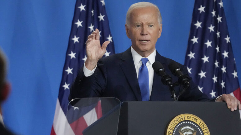 Biden Trails Off in Press Conference, Stopping Mid-Thought With 'Anyway...'